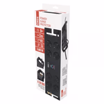 EMOS túlfeszültség védő 8 aljzat 3m, 1800J, fekete thumbnail 3