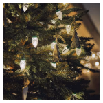 LED karácsonyi fényfüzér – tobozok, 9,8 m, kültéri és beltéri, meleg fehér, programokkal thumbnail 5