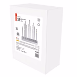 LED gyertyatartó, ezüst, 28,5 cm, 3x AA, beltéri, meleg fehér, időzítő thumbnail 3