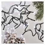 LED karácsonyi fényfüzér, 8 m, kültéri és beltéri, hideg fehér, progr, időz. thumbnail 6