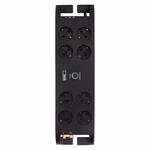 EMOS túlfeszültség védő 8 aljzat 3m, 1800J, fekete thumbnail 1