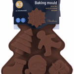 Szilikon sütőforma karácsonyi 3színben 22.5x18.5x2,5cm thumbnail 4