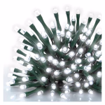 LED karácsonyi fényfüzér, 50 m, kültéri és beltéri, hideg fehér, progr, időz. thumbnail 1