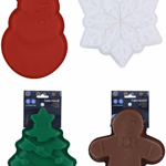 Szilikon sütőforma karácsonyi 4 féle 29.5x22x4.5cm thumbnail 2