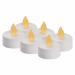 LED dekoráció – teamécses, fehér, 6x CR2032, beltéri, vintage, 6db/csomag thumbnail 1