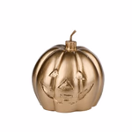 ARTICASA Candle pumpkin gold 2as Hallow ⌀6x7cm 130gr WX HT thumbnail 3