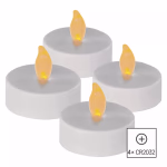 LED dekoráció – teamécses, maxi, 4x CR2032, beltéri, vintage, 4,8x5,8cm, 4db/csomag thumbnail 2