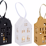 ARTICASA Xmas hanger house LED tea 3as 11,5x6x4,5cm 35gr WD HT incb 1xCR2032 -  thumbnail 1