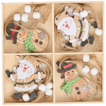 ARTICASA Xmas wooden hanger 3as 12pcs 5,5x6,6x0,3cm 3gr WD BC -  thumbnail 4
