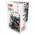 LED karácsonyi fényfüzér, 12 m, kültéri és beltéri, többszínű, progr, időz. thumbnail 2