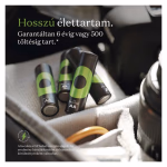 GP ReCyko Pro NiMH újratölthető elem HR03 (AAA) 800mAh 6db. 1500+ töltési ciklus thumbnail 4