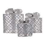 LED ajándékok, 3 méret, beltéri, hideg fehér, időzítő thumbnail 1