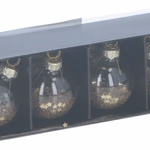 Dekor karácsonyfagömb 4db áttetsző csillagokkal 16x4x5,5cm thumbnail 1