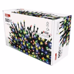 LED karácsonyi fényfüzér, 50 m, kültéri és beltéri, többszínű, progr, időz. thumbnail 2