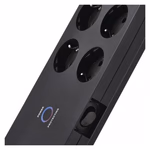 EMOS túlfeszültség védő 8 aljzat 3m, 1800J, fekete thumbnail 6