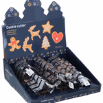 Karácsonyi fém sütemény kiszúró 6 féle 24db/displ thumbnail 2