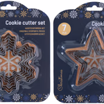 Karácsonyi fém süti kiszúró szett 7db 2 féle 11x11x2cm thumbnail 3