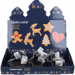 Karácsonyi fém sütemény kiszúró 6 féle 24db/displ thumbnail 1