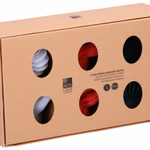 Papír karácsonyfadísz 6db 8x10cm thumbnail 1