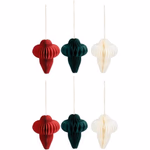 Papír karácsonyfadísz 6db 8x10cm thumbnail 2