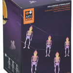 ARTICASA Halloween stringlight skeleton Hallow 14x4x1,5cm length 1.5m 145gr PL CB exclb2xAA
