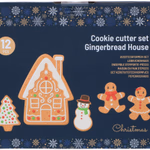 Karácsonyi süti kiszúró szett 12db házikó 23x19x2cm  thumbnail 1