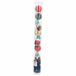 ARTICASA Xmas ornaments 2as 9pc Ø3xh34,5cm 40gr GL PET thumbnail 5