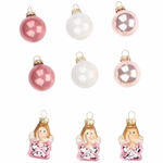 ARTICASA Xmas ornaments 2as 9pc Ø3xh34,5cm 40gr GL PET thumbnail 4