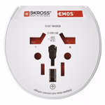 EMOS Utazóadapter Európába látogató külföldieknek