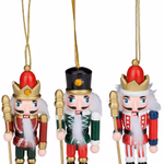 ARTICASA Xmas nutcracker 3pc 4x3x11cm 100gr WD MDF PET -  thumbnail 1