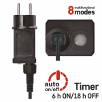 LED karácsonyi fényfüzér,cseresznye–golyók,30 m,kültéri és beltéri,hideg fehér,progr,időz. thumbnail 5