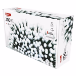 LED karácsonyi fényfüzér,cseresznye–golyók,30 m,kültéri és beltéri,hideg fehér,progr,időz. thumbnail 2