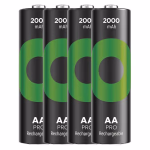 GP ReCyko Pro NiMH újratölthető elem HR6 (AA) 2000mAh 4db. 1500+ töltési ciklus thumbnail 1