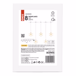 LED karácsonyi fényfüggöny – hópelyhek, 84 cm, beltéri, meleg fehér thumbnail 3