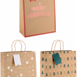 ARTICASA Xmas Giftbag 3as 33x15x45cm 110gr PAP BC thumbnail 1