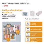 GoSmart Programozható vezetékes szobatermosztát WiFi-vel  thumbnail 6