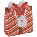 ARTICASA Xmas Giftbag rd/grn2as 25x10x25cm 61gr PAP PET BC thumbnail 2
