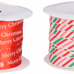 ARTICASA Xmas Ribbon 2as 5mx1cm 15gr PES BC dspl24 -  thumbnail 1