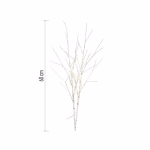 LED dekoráció - 2 db nyírfaág, 60 cm, 3 db AA, kültéri és beltéri, meleg fehér, időzítővel thumbnail 3