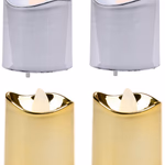 ARTICASA Xmas led candle 2as 2pc Ø4xh4,5cm 17gr PS BL incb CR2032 thumbnail 1