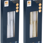 ARTICASA Xmas diner candles 4pc 2as Ø2xh20cm 38gr WX CBW -  thumbnail 1