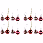 ARTICASA Xmas discoball pink 12pc Ø4xh5cm 2.6gr PES PET thumbnail 2