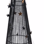 Xmas light cone shape 14,5x14,5x50,1cm 140gr IR HT excb2xAA thumbnail 1