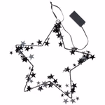 ARTICASA Xmas light hanging star 34,5x34,5x35,4cm 107gr IR HT excb2xAA -  thumbnail 2