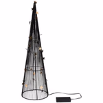 Xmas light cone shape 14,5x14,5x50,1cm 140gr IR HT excb2xAA thumbnail 2