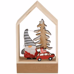 ARTICASA Xmas Light House 10x5x17cm 118gr MDF CB incb 3xLR44 -  thumbnail 3