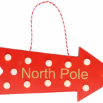 ARTICASA Xmas LED North Pole sign 20,5x2,2x8cm 93gr WD HT excb2xAAA thumbnail 1