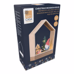 ARTICASA Xmas Light House 10x5x17cm 118gr MDF CB incb 3xLR44 -  thumbnail 1