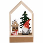 ARTICASA Xmas Light House 10x5x17cm 118gr MDF CB incb 3xLR44 -  thumbnail 2
