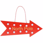ARTICASA Xmas LED North Pole sign 20,5x2,2x8cm 93gr WD HT excb2xAAA thumbnail 2